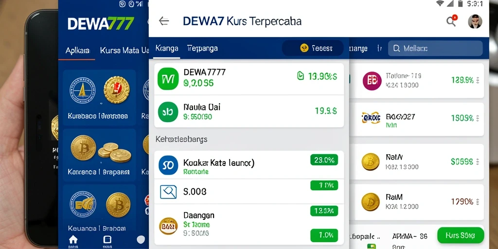 Tampilan antarmuka DEWA777 yang informatif dan mudah dinavigasi.