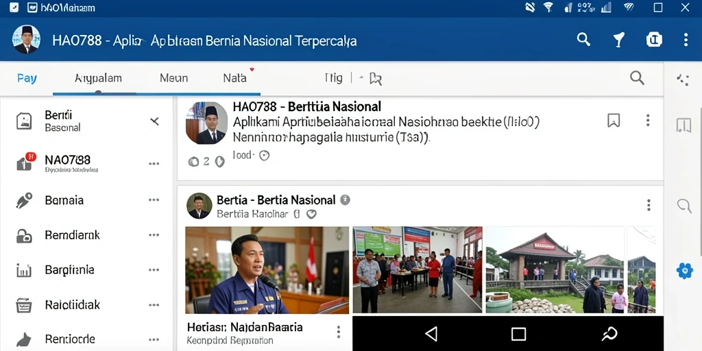 Tampilan antarmuka HAO788 yang modern dan informatif.