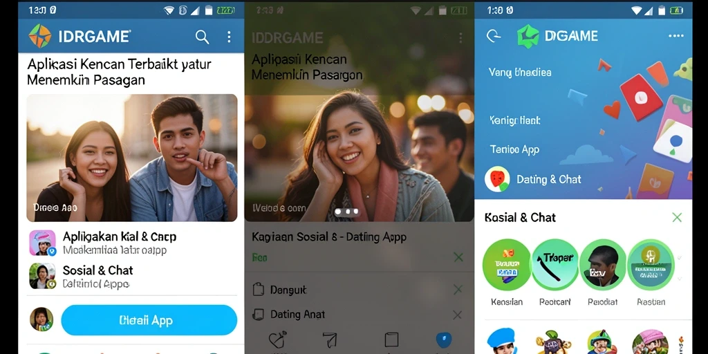 Tampilan antarmuka IDRGAME yang modern dan menarik.