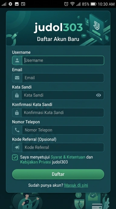 Cara Mudah Daftar Akun judol303 untuk Android